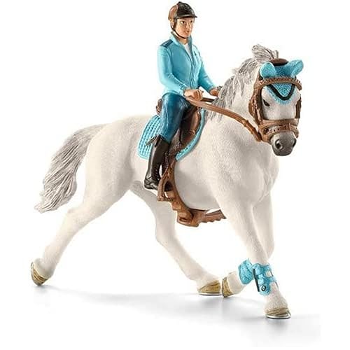 Schleich 4-Piece Competition Tournament Rider Horse Set with