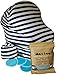 Premium Baby Car Seat Cover Set By Ike & Leo - Multipurpose Stretchy Baby Cart Canopy -Breastfeeding Cover - Lightweight & Breathable - Black & White Classic Stripes Design - Bonus Bamboo Nursing Pads