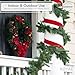 Royal Imports Wired Traditional Red Velvet Christmas Waterproof Ribbon with Gold Edge 2 1/2