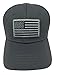 Condor Flex Tactical Cap (Large/Extra Large, Graphite) with USA Flag Hook and Loop Patch (Foliage/Black)