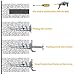 LuckIn Drywall Anchors and Screws, Zinc Self Drilling Wall Anchors for Drywall, 200 Pieces (100 Anchors + 100 Screws)