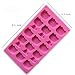 Witkey 15 Cavity Cute Cat Shape Non Stick Silicone Fondant Chocolate Candy Baking Cookie Moulds Soap Decorating Molds