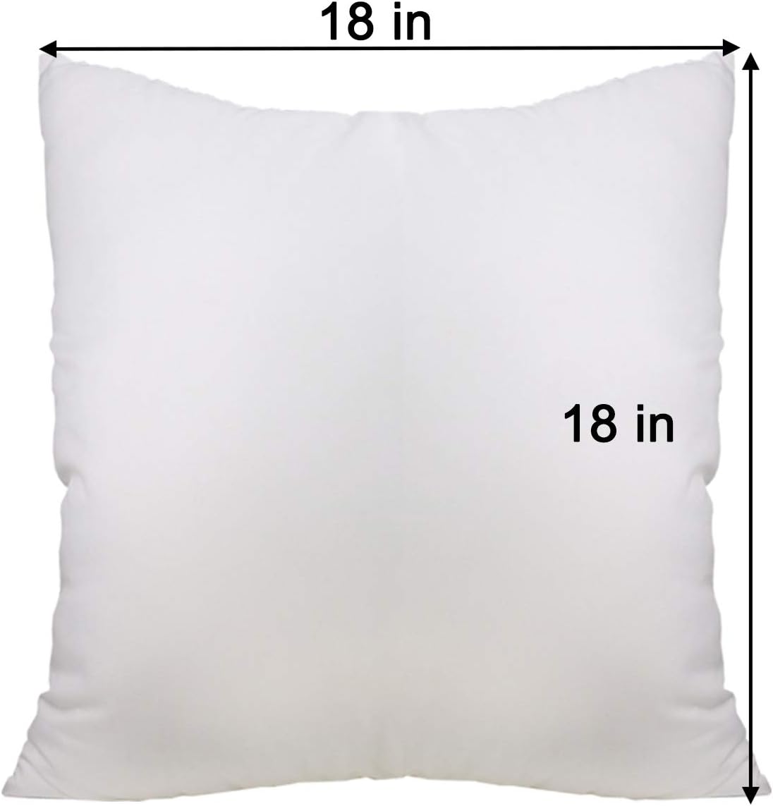 18x18 pillow insert set of 4