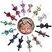 50pcs/lot Mini Cute Kids Baby Girls Hair Bow Clips Toddler Infant Chiffon Bowknot Fully Lined Hair Clips Hair Accessories for Baby Girls Infants Toddler 25 Colors in Pairs