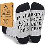 Funny Beer Socks + Gift Box - If You Can Read This
