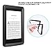 Temdan Kindle Paperwhite Waterproof Case Rugged Sleek Transparent Cover with Built in Screen Protector Case for Kindle Paperwhite.