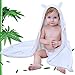 CROPAL Bamboo Baby Hooded Towel, Extra Soft Organic Baby Bath Towel for Infant, Toddler or Kids -35.5