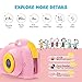 VanTop Junior K5 Kids Camera, 1080P HD Mini Video Camera for Children w/ 32GB Memory Card, 8MP Selfie Len, 2inch IPS Screen, Card Reader, Carrying Bag, Cartoon Sticker, Lanyard