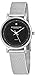 Stuhrling Original Women's Ascot Casatorra Elite Stainless Steel Watch with Diamond (Silver-Black)