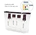 Smartrip Travel Bottles Set containers with zippered travel case leak proof spray bottles and jars cute pump and squirt bottles for women 2 color