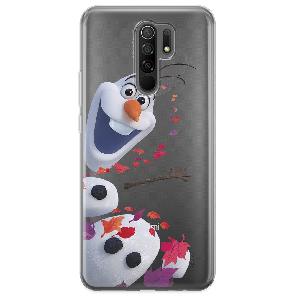 ERT GROUP mobile phone case for Xiaomi REDMI 9 original and officially Licensed Disney pattern Olaf 003 optimally adapted to the shape of the mobile phone, partially transparent