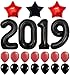 2019 Balloons, Red for New-Year, Large 40 Inch | Red and Black Balloon Kit | New Years Eve Party Supplies 2019 | Graduations Party Supplies 2019 | New Years Party Decorations, Graduations Decorations