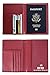RFID Passport Holder, Leather RFID Blocking Passport Case Cover Holder