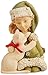 Enesco Heart of Christmas Elf with Kitty Figurine, 2.56-Inch
