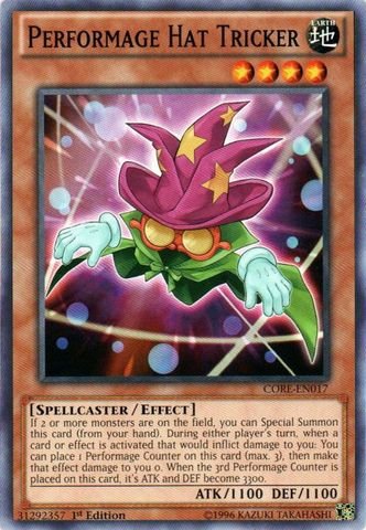Yu-Gi-Oh! - Performage Hat Tricker (CORE-EN017) - Clash of Rebellions - 1st Edition - Common