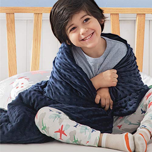 Bedsure Weighted Blanket for Kids with Removable Duvet Cover (41×60