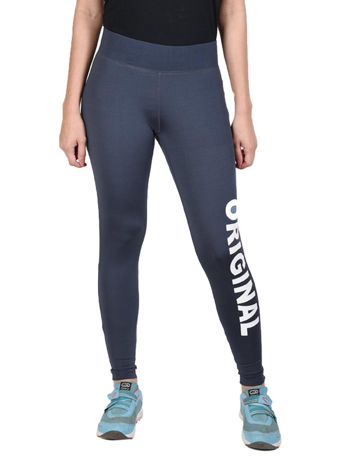 onesport women's polyester spandex jersey dark grey tights(onsp12dg-p)