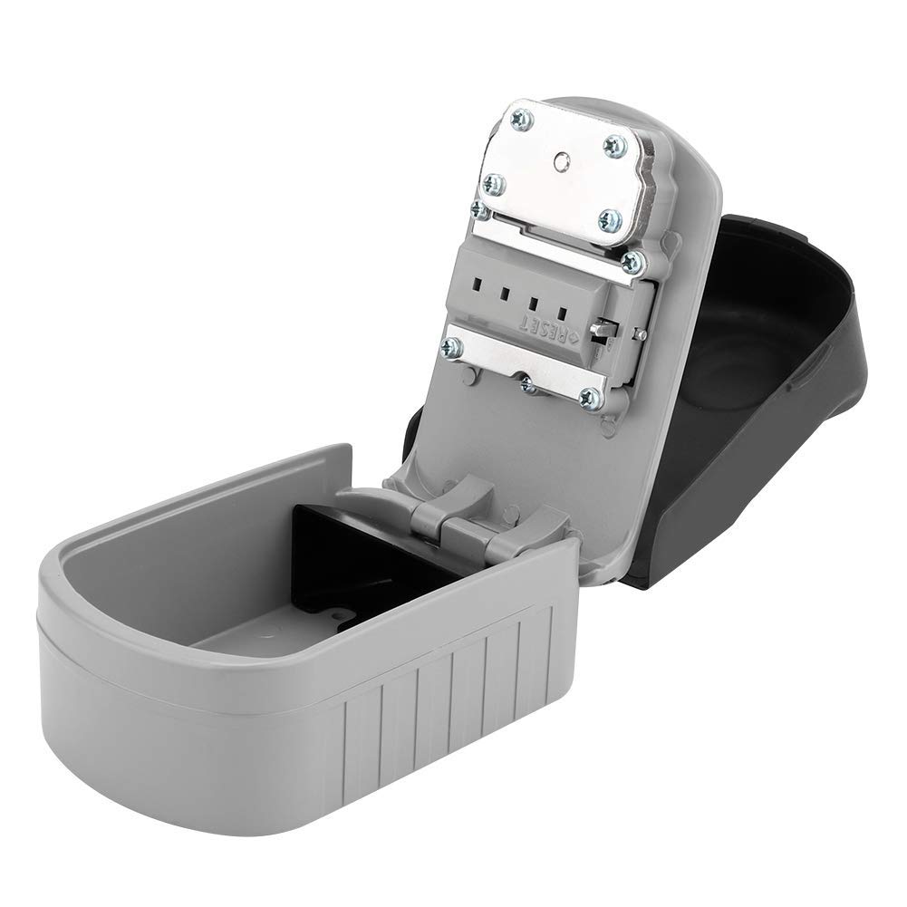 HERCHR Key Safe Wall Mounted, 4 Digit Combination Lockbox Security Key Storage Lock Box Small Key Code Box for Home Garage School Spare House Spare Keys