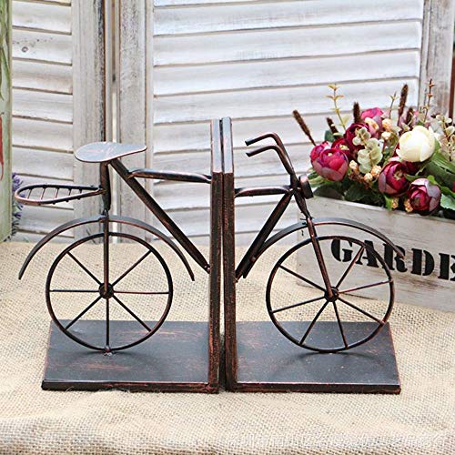 MQW American Country Personality Iron Bicycle Book Holder Book Stand Decoration Home Decoration 29 22 (cm) Delicate and Beautiful