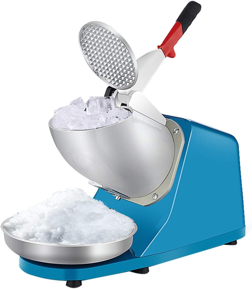 JCOCO Heavy Duty, Stainless Steel Ice Shaver, Snow Cone Machine, Electric Shaved Ice Machine (176 lbs/hr Ice Shaver)