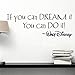 2pcs If You Can Dream It DIY Vinyl Quote Wall Sticker Mural Decals Living Bed Home Decoration Removable