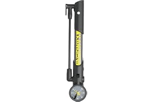 WEIDMAX Portable Bike Pump with Gauge - Mini Cycle Pump with Dual Valve (Presta/Schrader) Tire Inflator for Bicycles, Mountai