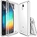 Redmi Note 2 Case, Ringke [Fusion] Crystal Clear PC Back TPU Bumper w/ Screen Protector [Drop Protection/Shock Absorption Technology][Attached Dust Cap] For Xiaomi Redmi Note 2 - Clear