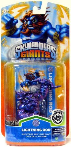 Skylanders GIANTS Figure Pack RARE CHASE Metallic Purple Lightning Rod