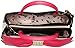 Betsey Johnson Pearl of a Girl Bow Satchel, Stripe Fuchsia