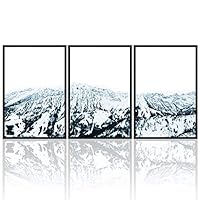 3 Piece Framed Canvas Wall Art Beautiful Landscape Canvas Prints Home Artwork Decoration for Living Room,Bedroom - 16