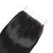 DMS Brazilian Virgrn Human Hair Closure Straight Lace Closure 4x4 Top Swiss Lace Closure Human Hair Straight Bundle (12inch)