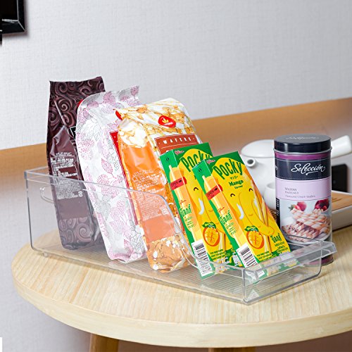 Budget & Good Refrigerator Soda Can Organizer Pantry Canned Food Storage – Beverage Holder for Kitchen Cabinet or Pantry, Clear