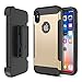 Trianium Duranium Holster Case Compatible with iPhone Xs & iPhone X Case (5.8