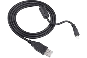 MEISO Replacement UC-E6 UC-E23 UC-E17 USB Cable Photo Transfer Cord Compatible with Nikon Digital Camera SLR DSLR D3200 D3300 D750 D5300 D7200 Coolpix L340 L32 A10 P520 P510 P500 S9200 S6300 More (3.3FT)