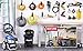Heavy-Duty Wrap-It Storage Straps (Assorted 12 Pack) - Hook and Loop Hanging Extension Cord Organizer for Cable Management and Storage on Garage Wall, RV Gadgets and Appliances