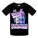 Youth Unisex Kids for-tnite Llama #1 Victory Royale 3D Creative Short Sleeve T-Shirts Tees - XL
