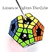 LAPOND 3x3 Megaminx Speed Cube Magic Cube Puzzle Toy,Black