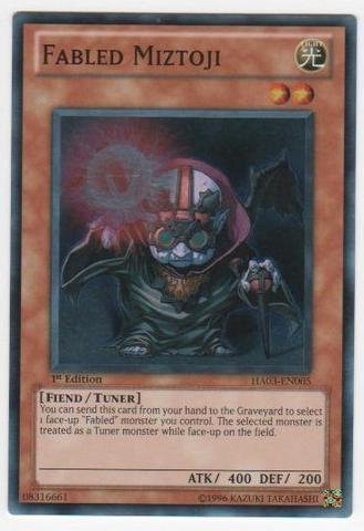 Yu-Gi-Oh! - Fabled Miztoji (HA03-EN005) - Hidden Arsenal 3 - 1st Edition - Super Rare