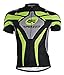 sponeed Mens Bike Jersey with Pockets Polyester Triathlon Shirt Cycling Top Wear US XXL Green