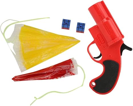Amazon Co Jp Yius おもちゃの信号銃パラシュート信号銃のおもちゃ親子インタラクティブアウトドア遊ぶ子供ゲームおもちゃ スポーツ アウトドア