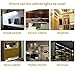 AIBOO Dimmable LED Under Cabinet Puck Lights 3 Lamps Kit with RF Remote Control for Home Kitchen Counter Lighting (Warm White 2700K)