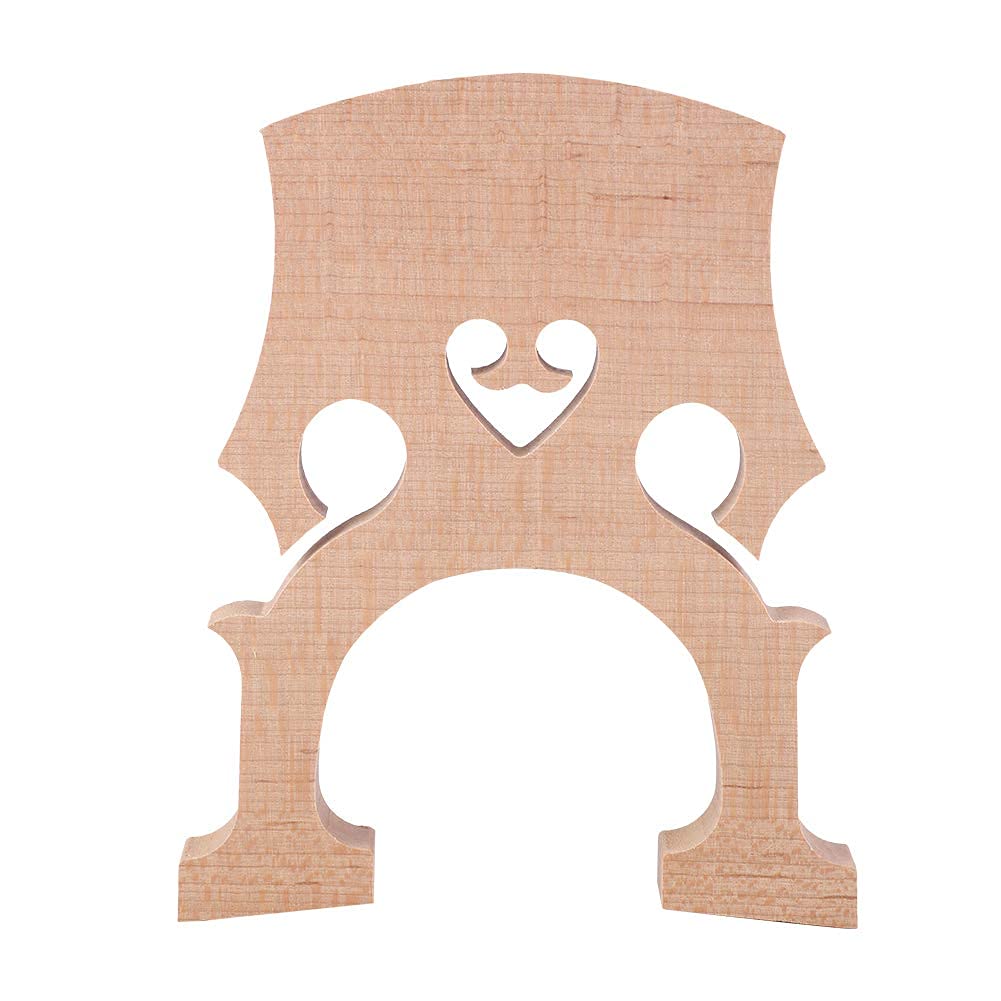 Bnineteenteam Cello Bridge Maple Wood Cello Bridge Cello Replacement Parts Instrument Accessory(1/4) Cello Bridge 1/2 Performance Accessory Musical Instrument Accessories