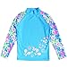 BAOHULU Girls Swimsuit UPF 50+ UV Protective 3-12 Years (3-4Y(Tag.No 4A), BlueLong)