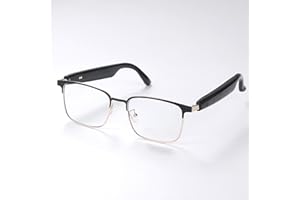 Piluyaa Smart Glasses Bluetooth Audio Sunglasses for Men Women with Dual Stereo Speakers, Open Ear Music &HD Calling, Touch &Voice Assistant, UV Protection——Gold