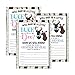 Hadley Designs 25 Buck or Doe Deer Gender Reveal Baby Shower Party Invitation Cards Pink Blue He She Personalized for Unisex Invite Guess If It's a Boy or Girl Fill In The Blank Printable Invite Pack