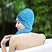 4 Pack Microfiber Hair Drying Towels, Fast Drying Hair Cap, Long Hair Wrap,Absorbent Twist Turban, Pink, Purple, Blue, Yellow