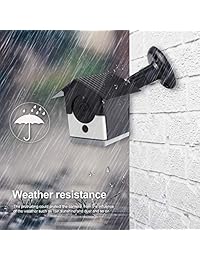 Soporte de pared para cámara Wyze, carcasa protectora resistente a la intemperie y soporte de seguridad, con soporte de pared y techo para Wyze Cam