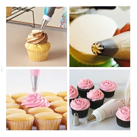 Sugarcraft Fondant Ohuhu Professional Cupcake Decorating Kit Set