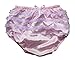 Haian ABDL PVC & Satin Panties Frilly Rumba Pants Color Pink (X-Large)