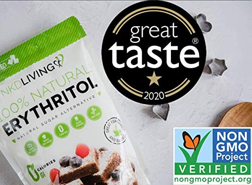 100% natuurlijke erythritol 1 kg (2,2 lb) gegranuleerde nul calorieën suikervervanger - Afbeelding 3